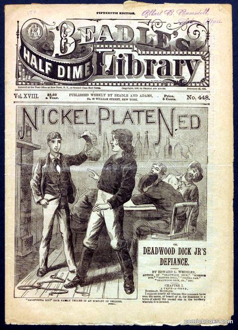 Beadle's Half Dime Library No. 448