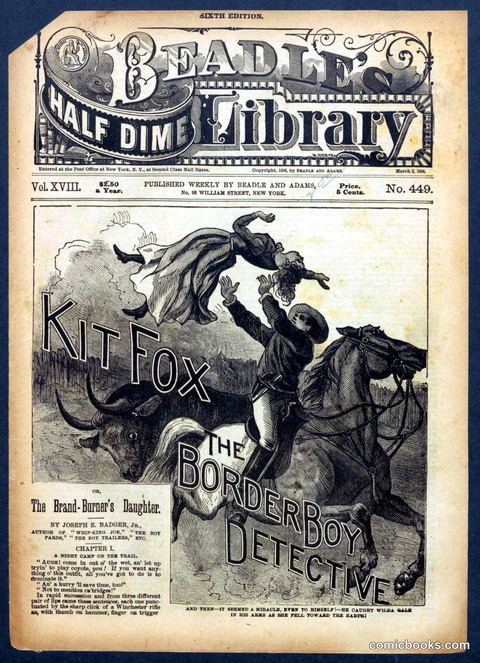 Beadle's Half Dime Library No. 449