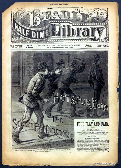 Beadle's Half Dime Library, No. 452