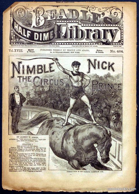 Beadle's Half Dime Library No. 464