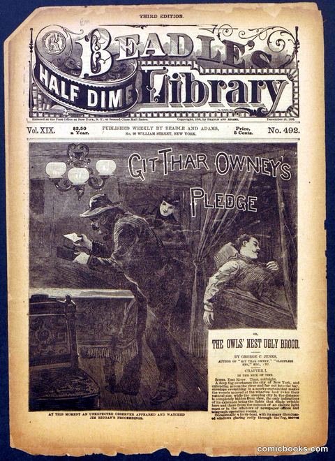 Beadle's Half Dime Library No. 492
