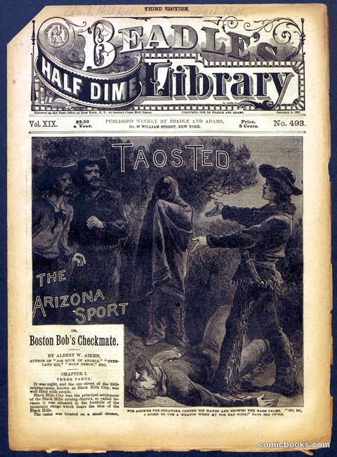 Beadle's Half Dime Library No. 493