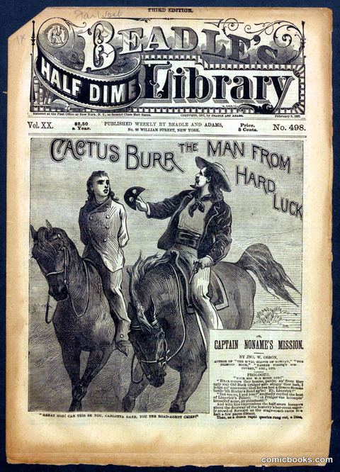 Beadle's Half Dime Library No. 498