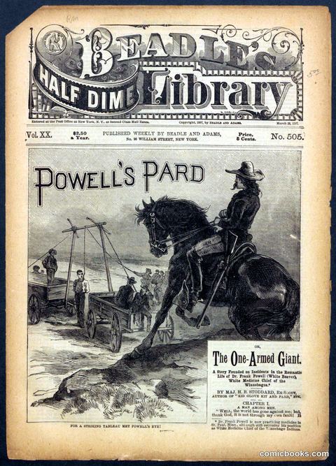 Beadle's Half Dime Library, No. 505