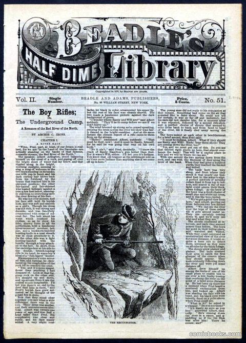 Beadle's Half Dime Library, No. 51