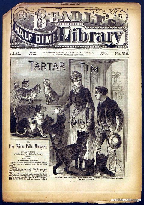 Beadle's Half Dime Library, No. 516