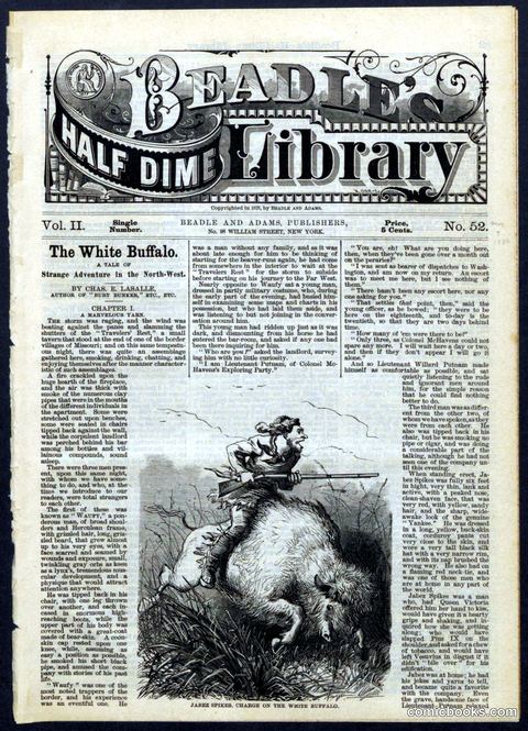 Beadle's Half Dime Library No. 52