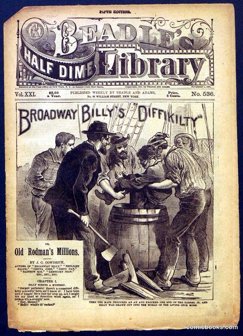 Beadle's Half Dime Library No. 536