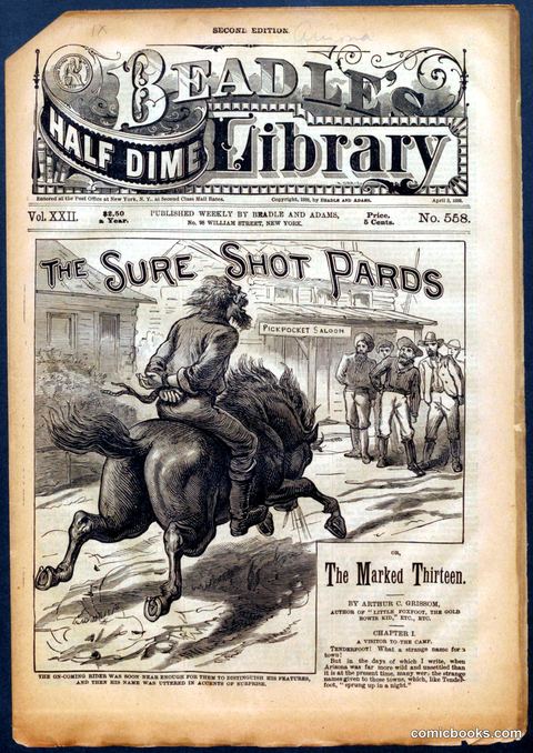 Beadle's Half Dime Library, No. 558