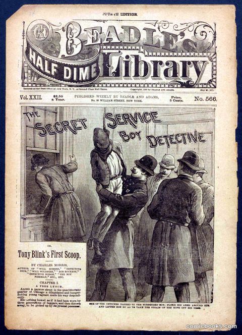Beadle's Half Dime Library No. 566