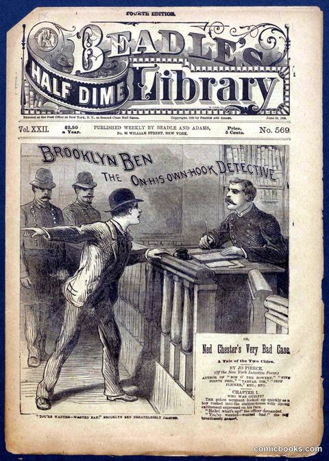 Beadle's Half Dime Library No. 569