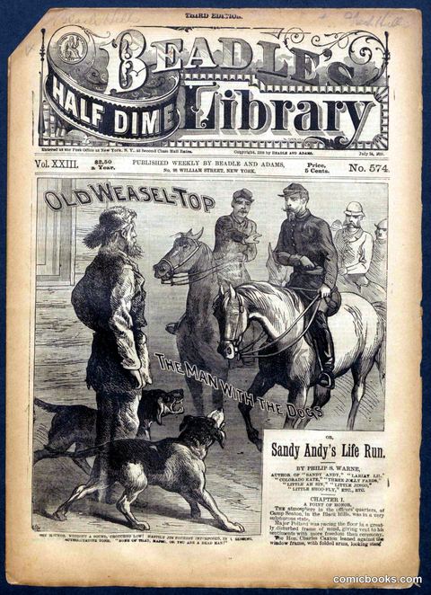 Beadle's Half Dime Library, No. 574