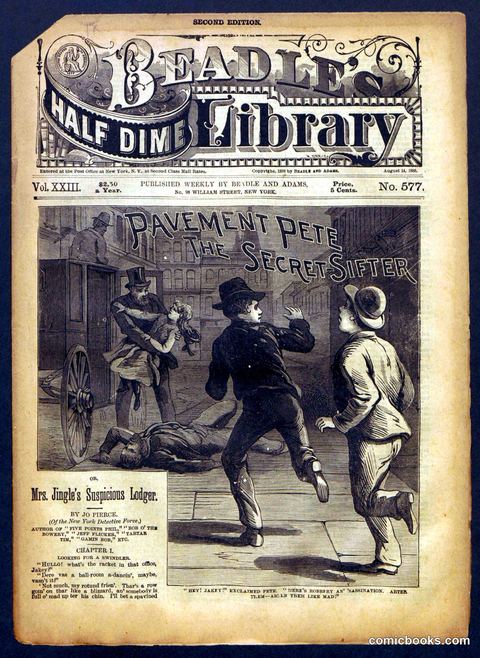 Beadle's Half Dime Library, No. 577