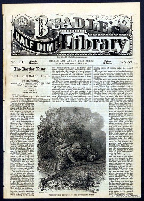 Beadle's Half Dime Library, No. 58