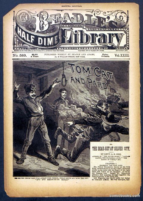 Beadle's Half Dime Library No. 589