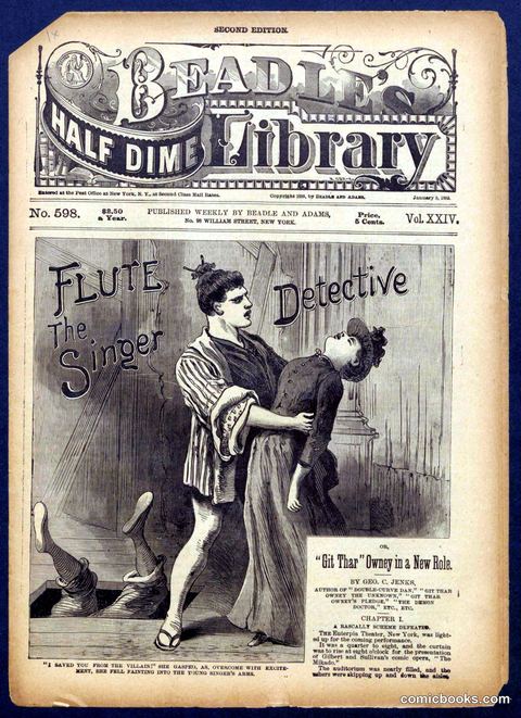 Beadle's Half Dime Library, No. 598