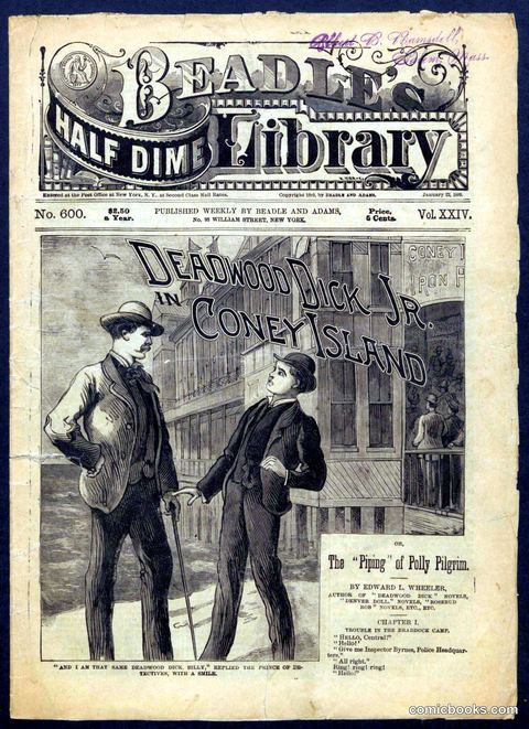 Beadle's Half Dime Library, No. 600