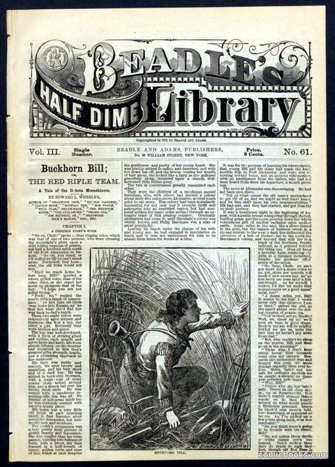 Beadle's Half Dime Library, No. 61