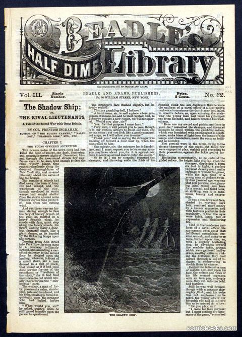 Beadle's Half Dime Library, No. 62