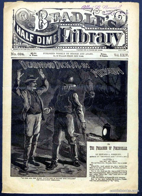 Beadle's Half Dime Library No. 624