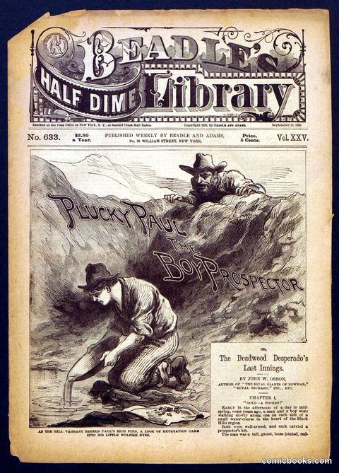 Beadle's Half Dime Library, No. 633