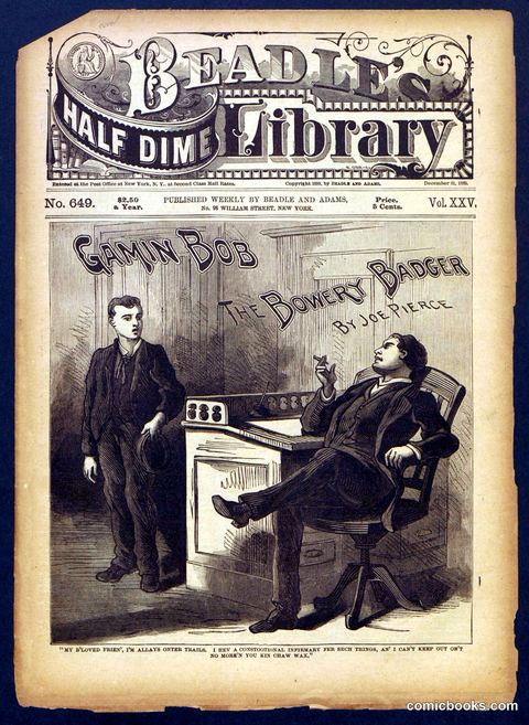 Beadle's Half Dime Library, No. 649