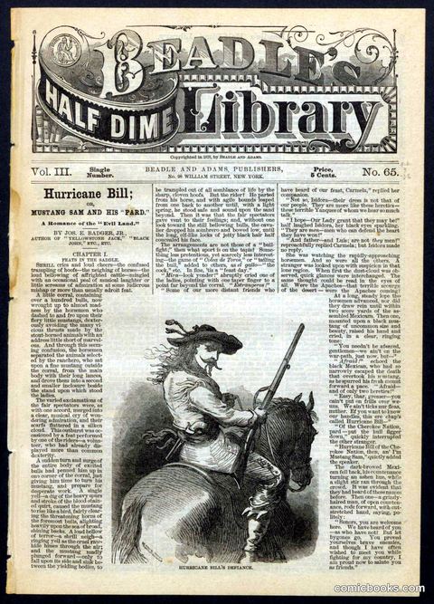 Beadle's Half Dime Library, No. 65