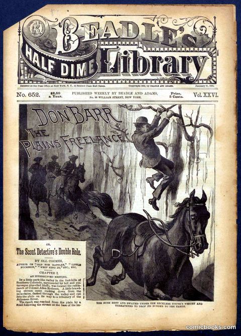Beadle's Half Dime Library, No. 652