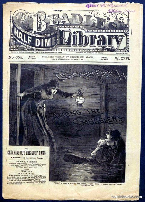 Beadle's Half Dime Library No. 654