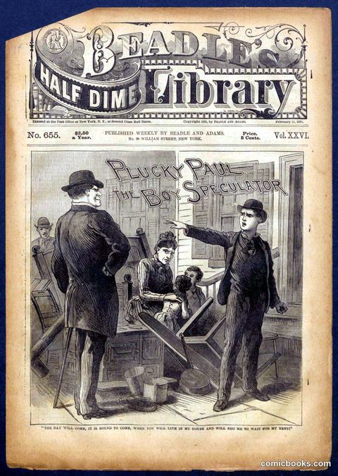 Beadle's Half Dime Library, No. 655