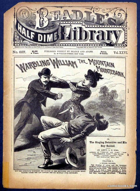 Beadle's Half Dime Library, No. 657