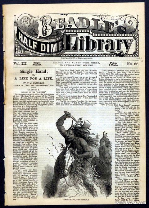 Beadle's Half Dime Library, No. 66