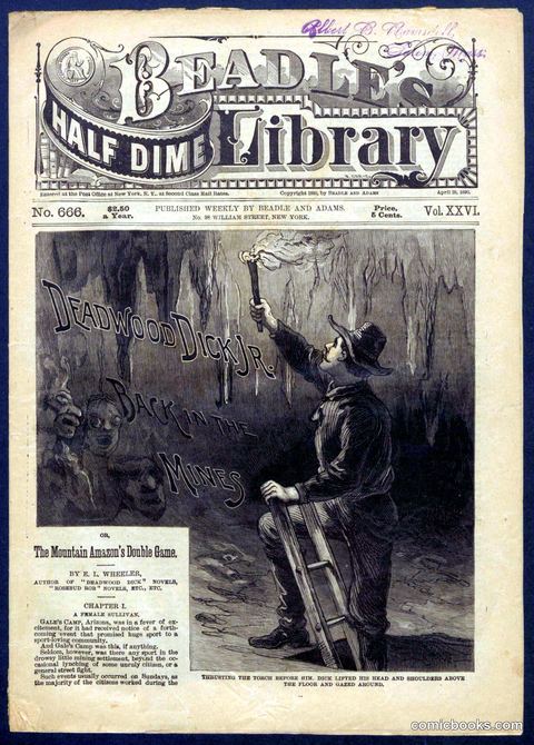 Beadle's Half Dime Library No. 666
