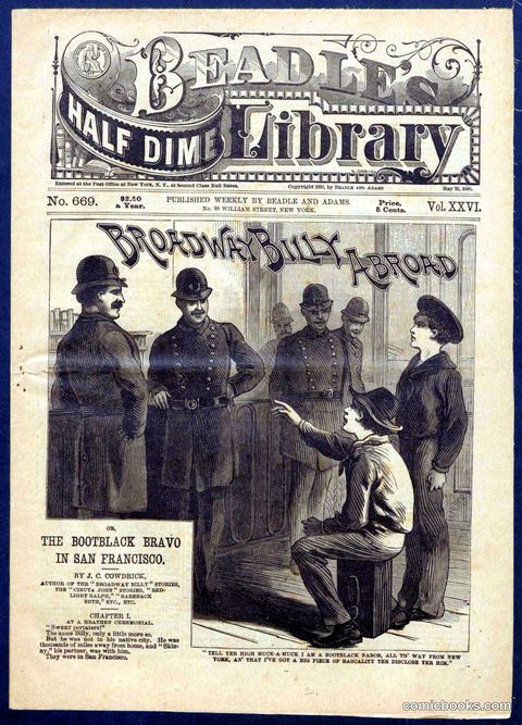 Beadle's Half Dime Library No. 669