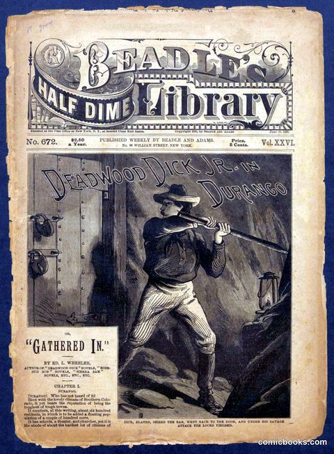 Beadle's Half Dime Library No. 672