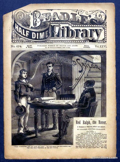 Beadle's Half Dime Library No. 674