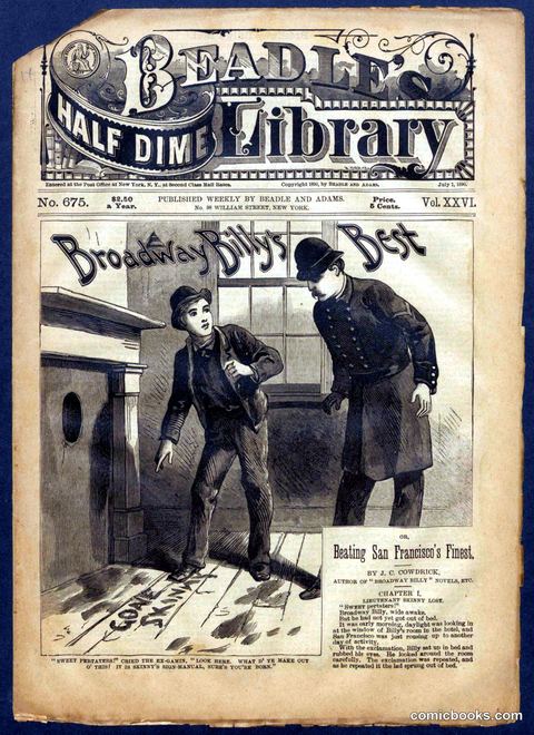 Beadle's Half Dime Library No. 675