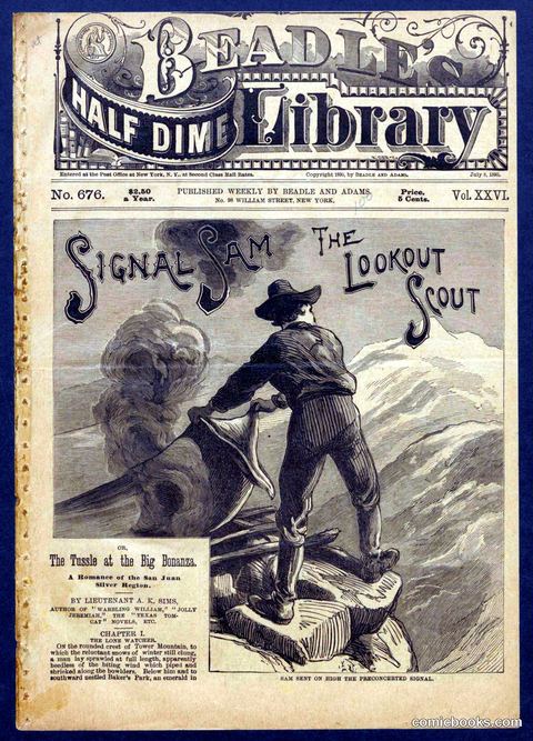 Beadle's Half Dime Library No. 676