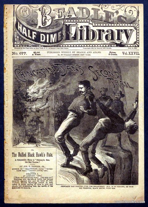 Beadle's Half Dime Library, No. 677