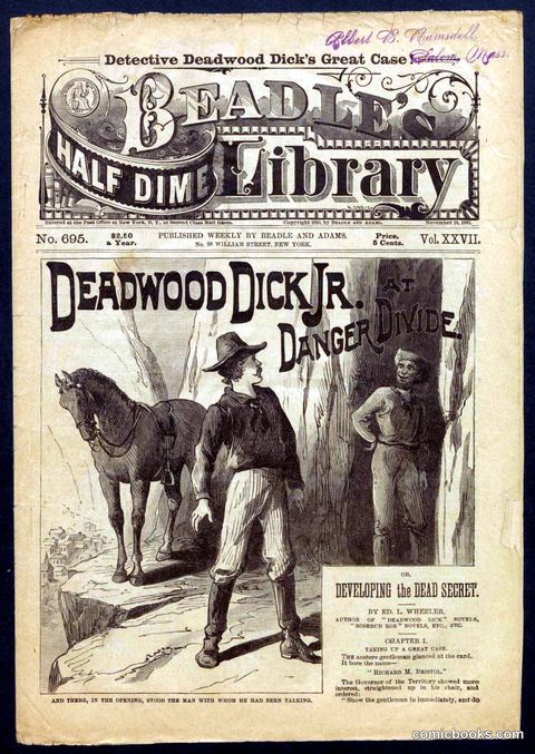 Beadle's Half Dime Library No. 695: Deadwood Dick, Jr. in Danger