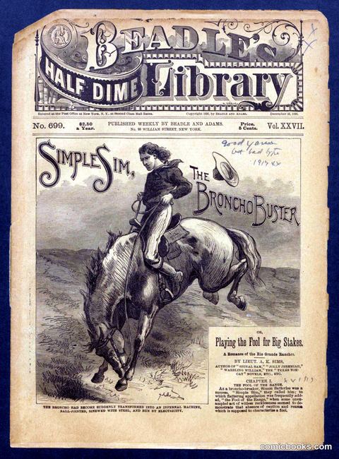 Beadle's Half Dime Library, No. 699