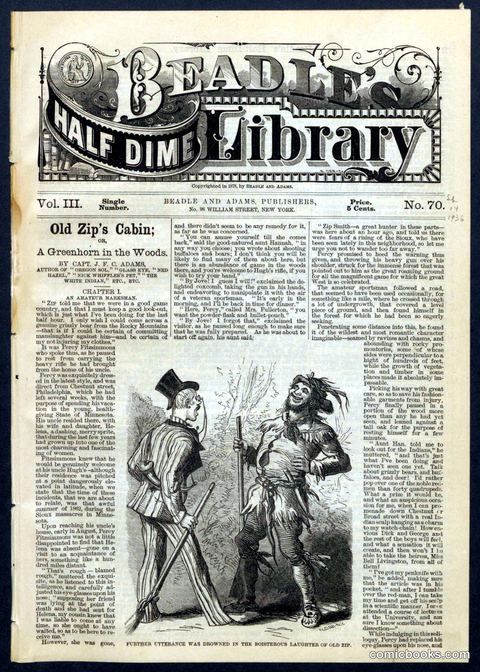 Beadle's Half Dime Library, No. 70