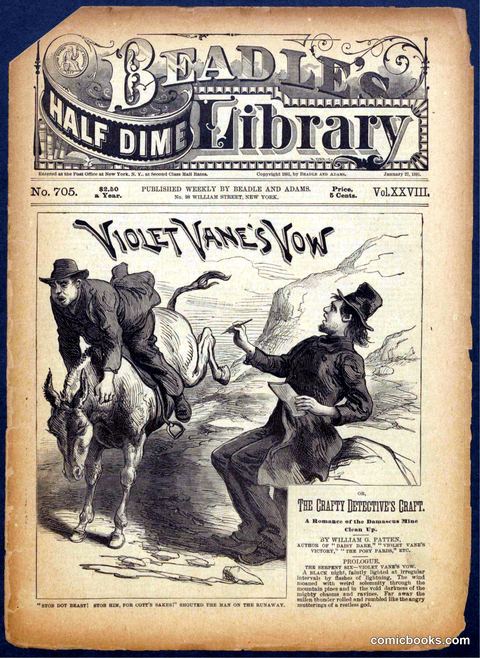 Beadle's Half Dime Library No. 705