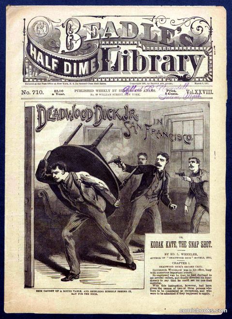 Beadle's Half Dime Library No. 710