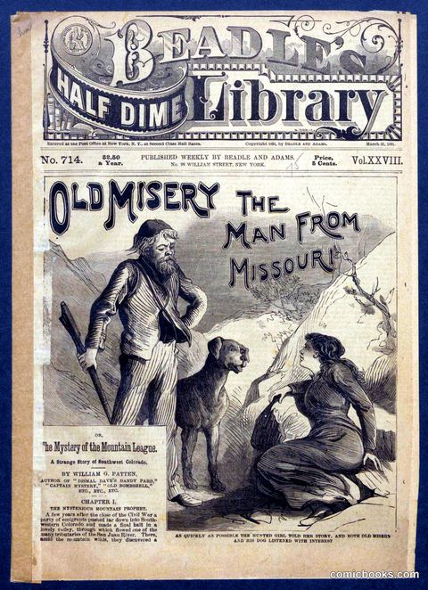 Beadle's Half Dime Library No. 714