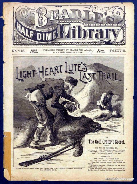 Beadle's Half Dime Library, No. 718