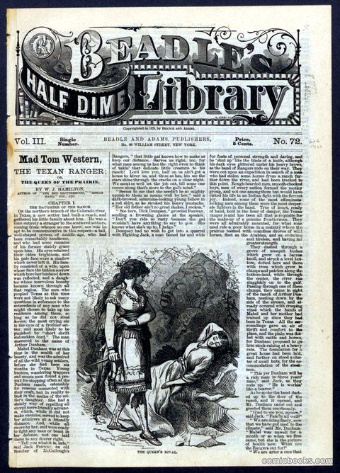 Beadle's Half Dime Library, No. 72