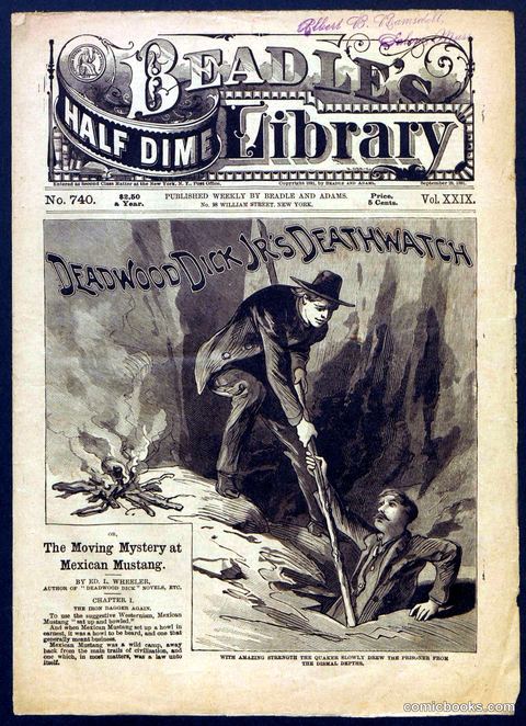 Beadle's Half Dime Library, No. 740