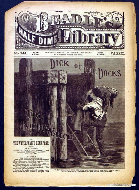 Beadle's Half Dime Library No. 744