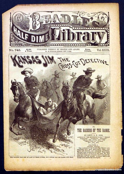 Beadle's Half Dime Library No. 745